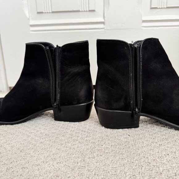 Steve Madden Suede Black 'Nytroo' Chelsea Bootie Women's 9 - 9.5 - Picture 8 of 16